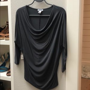 Dark gray blouse